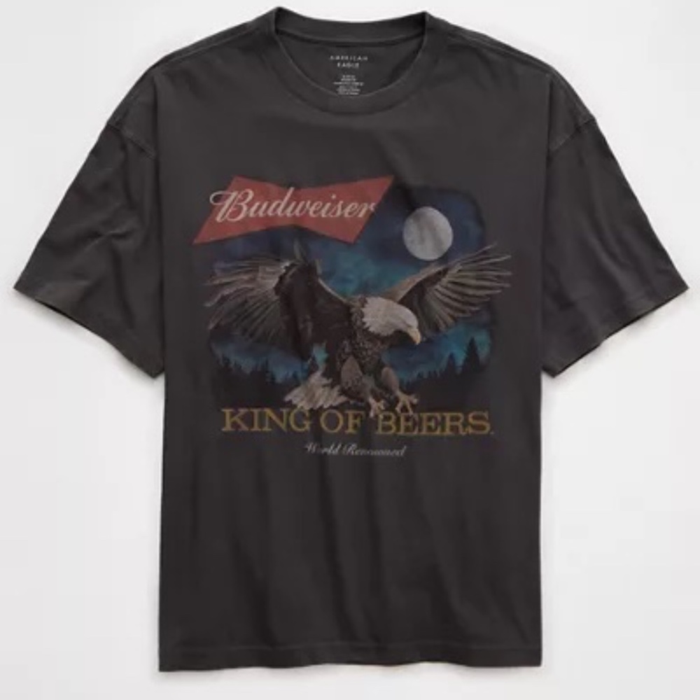 NWT Budweiser Graphic oversized T-Shirt - Medium